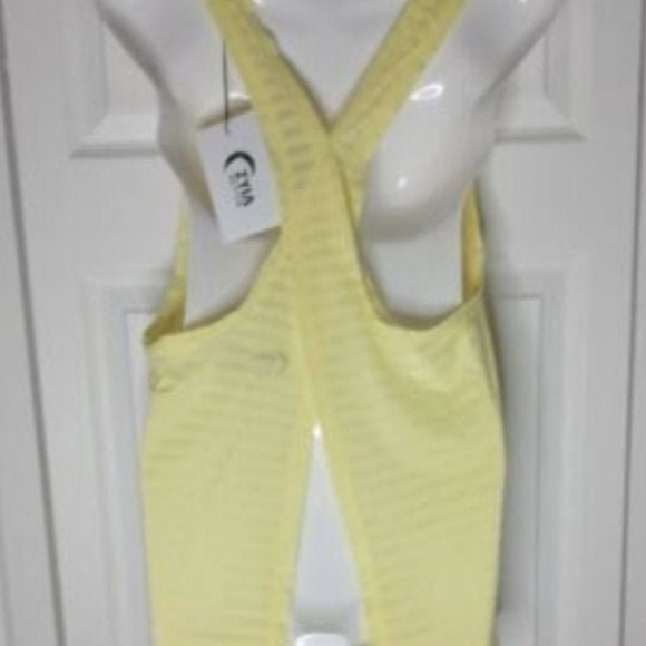 Zyia Women’s Active Yellow Racerback Tank - Picture 2 of 3
